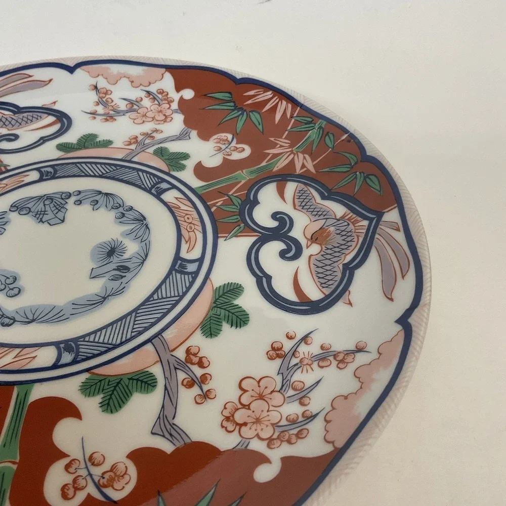 Georges Briard Heirloom Fine China Dinner Plates Vintage‎ Asian Oriental 10.25